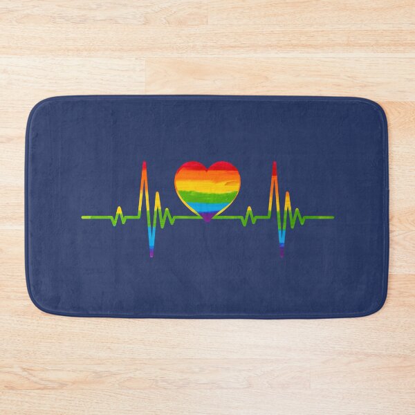 Item preview, LGBT Heartbeat Heart Flag Trans Gay Lesbian Pride Gifts  designed and sold by alenaz.