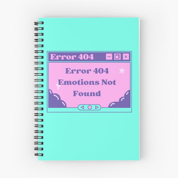 Item preview, Error 404 Emotions Not Found designed and sold by Hoetoons.