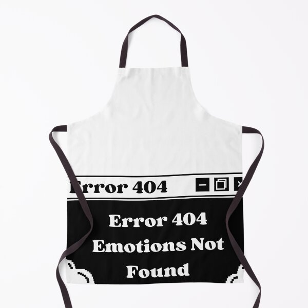 Item preview, Error 404 Emotions Not Found designed and sold by Hoetoons.