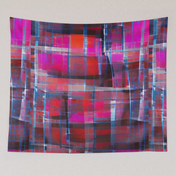 Item preview, Abstract purple crossing lines texture designed and sold by advanceprintart.