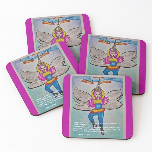 Item preview, Aaratrika Pati (Unicorn Woman) designed and sold by KanvasGifts.