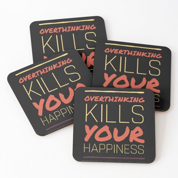 Item preview, Overthinking Kills Your Happiness designed and sold by diva-design.