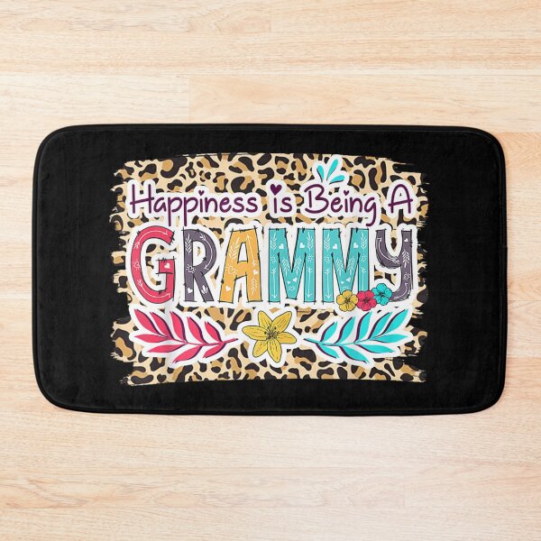 Item preview, Womens Happiness Is Being A Grammy Floral Leopard  designed and sold by cysandy.