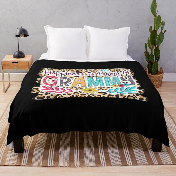 Item preview, Womens Happiness Is Being A Grammy Floral Leopard designed and sold by cysandy.