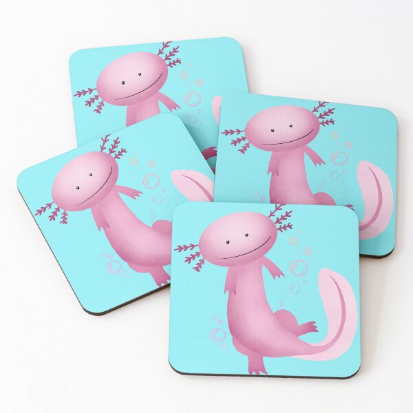 Item preview, Axolotl with Rainbow Bubbles designed and sold by sewohayami.