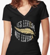 Leviosa Women's Fitted V-Neck T-Shirt
