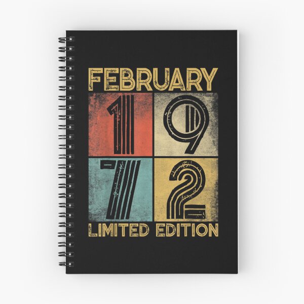 Item preview, Distressed Retro February 1972 50th Birthday 50 Yrs Old Men  designed and sold by cysandy.