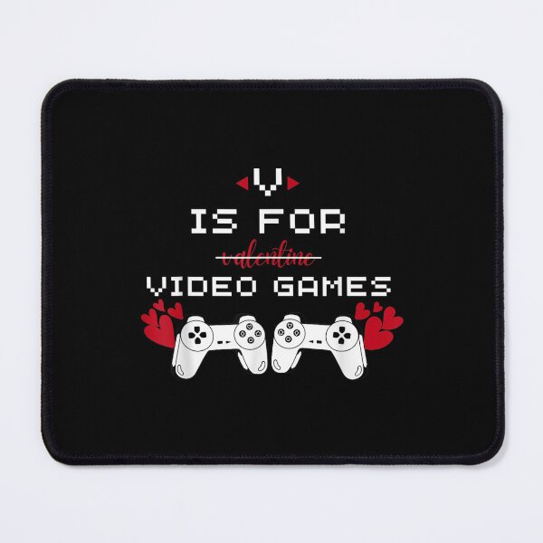 Item preview, V Is For Video Games Funny Valentines Day Gamer Boy Men Gift designed and sold by bessiey23.