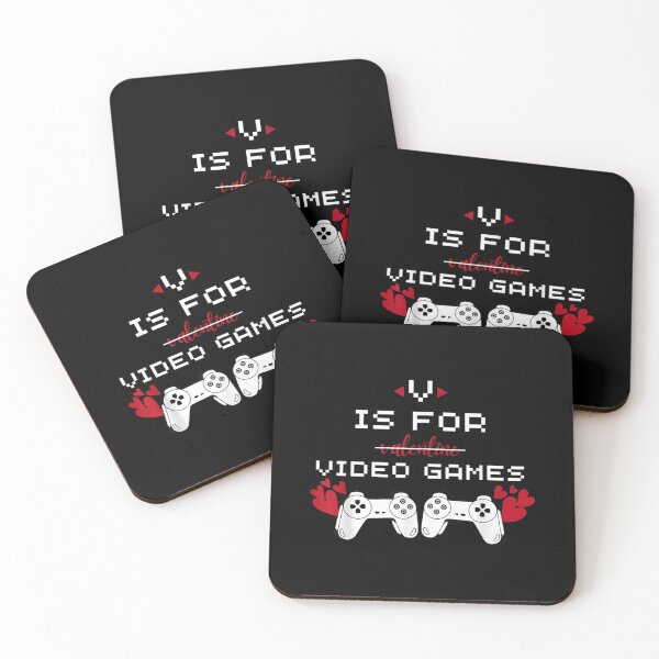 Item preview, V Is For Video Games Funny Valentines Day Gamer Boy Men Gift  designed and sold by bessiey23.