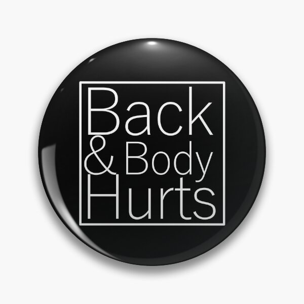 Artikelvorschau, Back And Body Hurts Funny Meme Exercise Workout Gym Gear entworfen und verkauft von DynamicDesign.