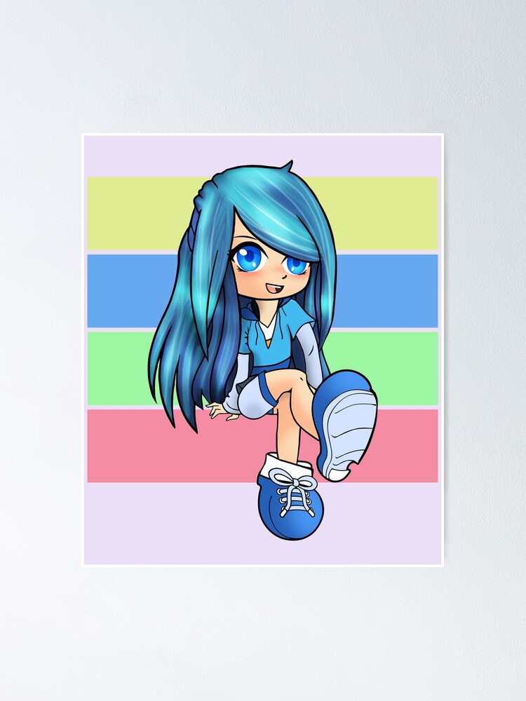 Cool Gacha life girl Poster for Sale by Infdesigner