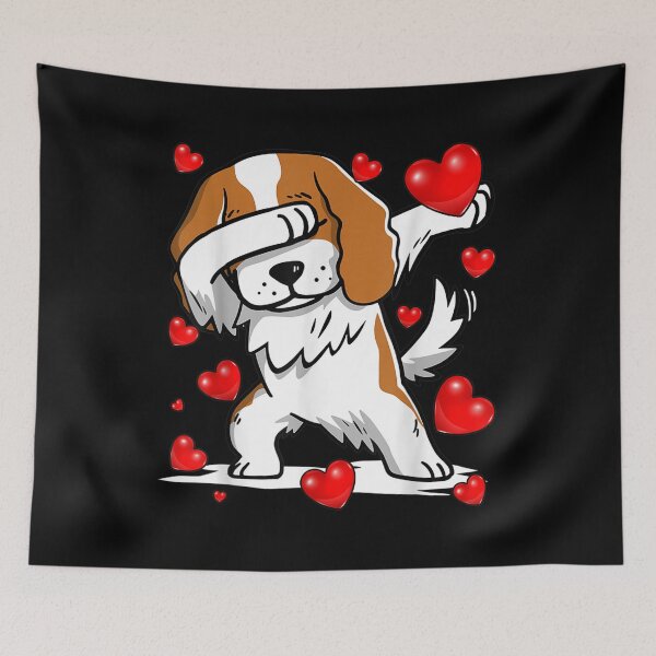Item preview, Dabbing Cavalier King Charles Spaniel Dog Valentine's Day  designed and sold by cysandy.