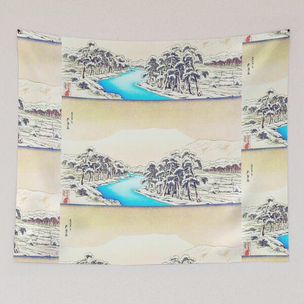 Item preview,  The Great Bridge of Sanjō in Kyoto (1920) print by Goyō Hashiguchi. designed and sold by CristalleLisa.