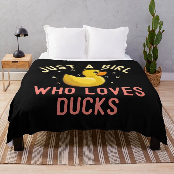 Item preview, Just A Girl Who Loves Ducks Cute Rubber Duck Design  designed and sold by alenaz.