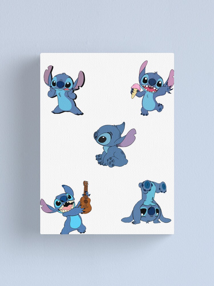 Stitch sticker pack Canvas Print for Sale by agursahaney