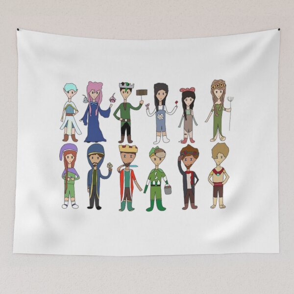 Item preview, Empires SMP Members, Minecraft,  Sticker designed and sold by EiraJocasta.