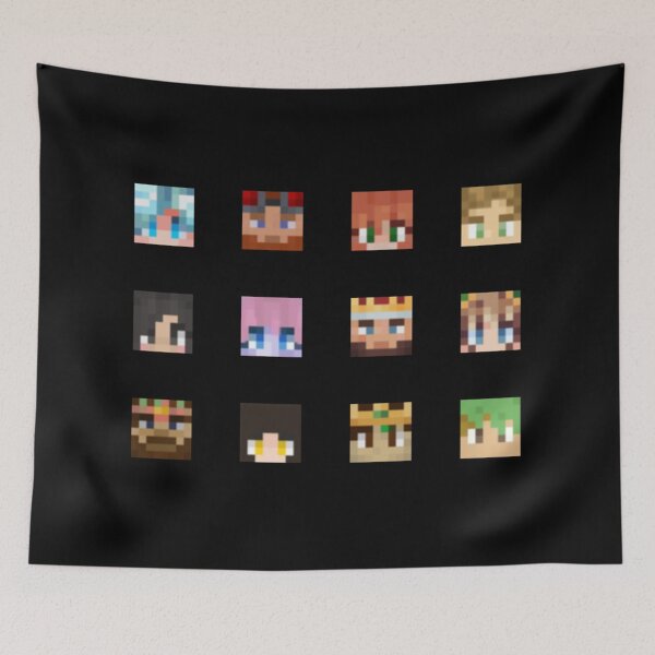 Item preview, Empires SMP PlayerHeads Premium T-Shirt designed and sold by EiraJocasta.