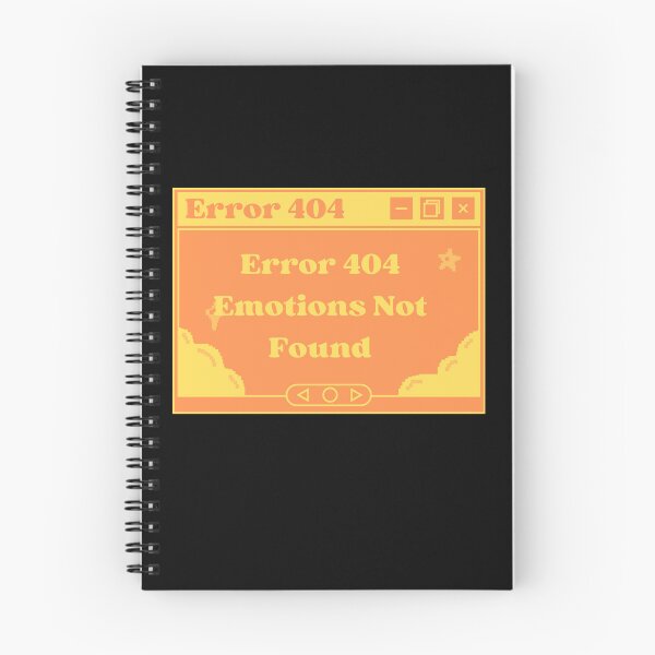 Item preview, Error 404 Emotions Not Found designed and sold by Hoetoons.