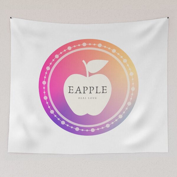 Item preview, eApple - colorful vegetarian apple lover design designed and sold by lordyswiss.