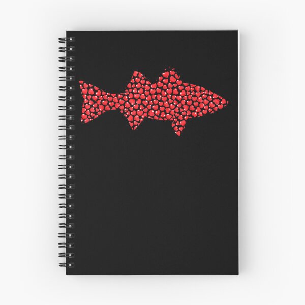 Item preview, Striped Bass Fish Lover Heart Shape Striped Bass Valentine  designed and sold by cysandy.
