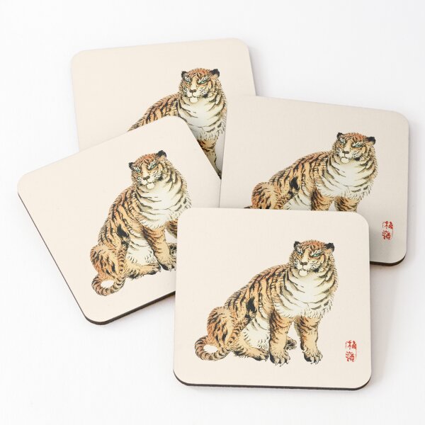 Item preview, Tiger by Kōno Bairei designed and sold by see-the-fox.