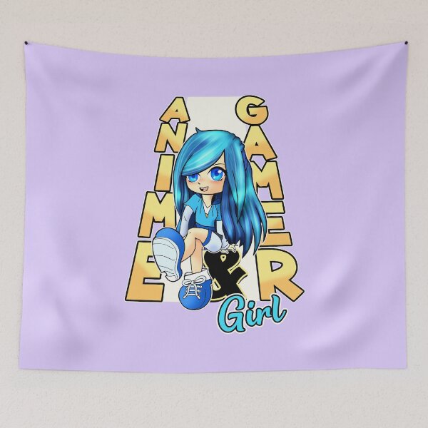 Item preview, Aesthetic anime chibi rainbow gamer gacha art designed and sold by Infdesigner.