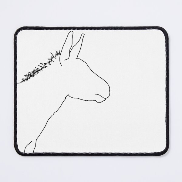 Item preview, Donkey Line - Donkey One Line Art - Donkey Single Line Art designed and sold by Mrs-PenLine.
