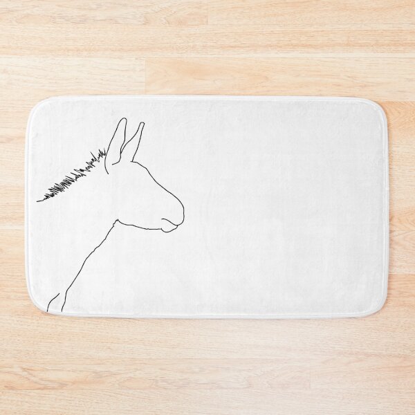 Item preview, Donkey Line - Donkey One Line Art  - Donkey Single Line Art designed and sold by Mrs-PenLine.