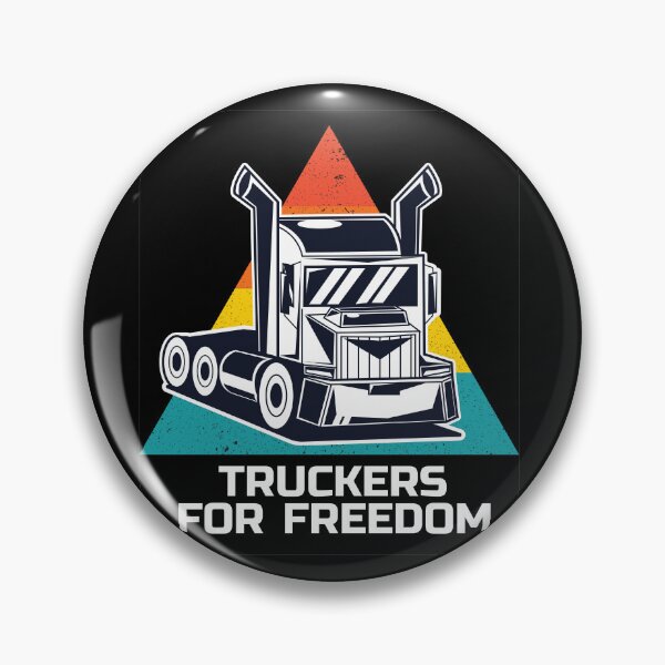 Item preview, truckers for freedomm Freedom Convoy 2022 Support Truckers Sticker designed and sold by Laadel.