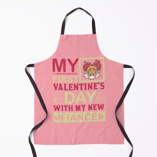 Item preview, My First Valentines Day with My New Fiancé - unique valentine design designed and sold by Froyd Wess.