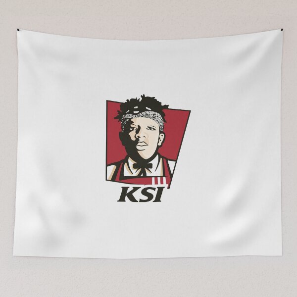 Item preview, KSI - KFC Logo Essential T-Shirt designed and sold by CONNORCORRIGAN.