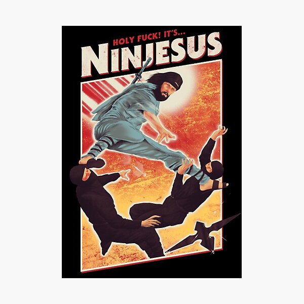 The Jesus Ninja Photographic Print