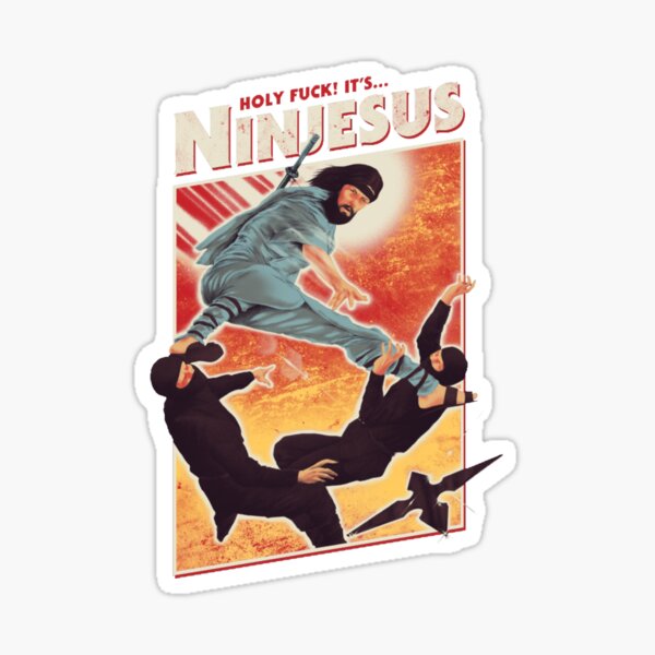 Der Jesus Ninja Sticker