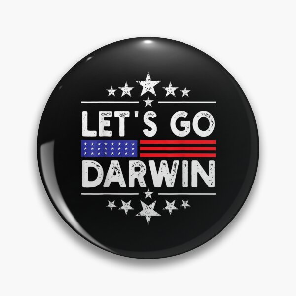 Item preview, Lets Go Darwin Vintage Usa Flag Let's Go Darwin  designed and sold by bessiey23.
