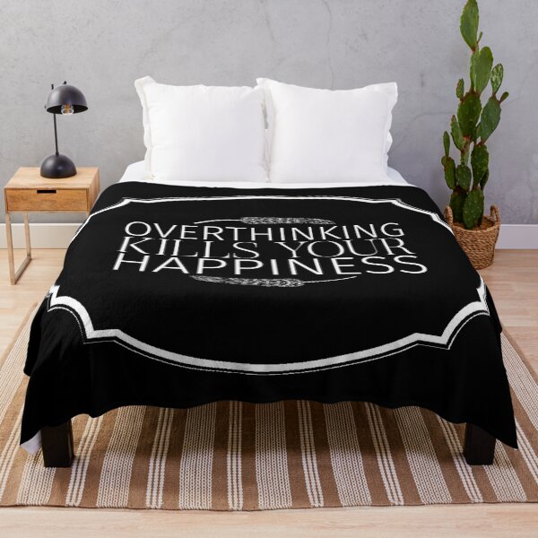 Item preview, Overthinking Kills Your Happiness designed and sold by diva-design.