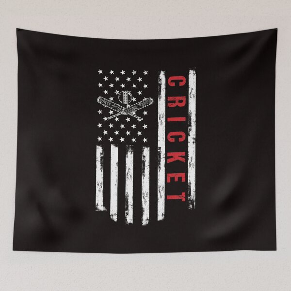 Item preview, Cricket Player US American Flag Cricketer Bowler designed and sold by TomGiantDesigns.