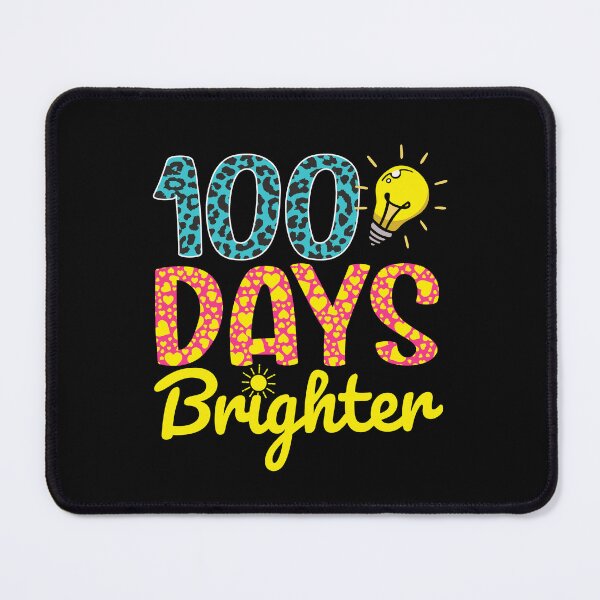 Item preview, 100 Days Brighter Leopard Print Teacher Happy 100th Day of School Student Gift  designed and sold by alenaz.