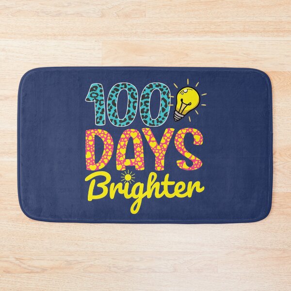 Item preview, 100 Days Brighter Leopard Print Teacher Happy 100th Day of School Student Gift  designed and sold by alenaz.