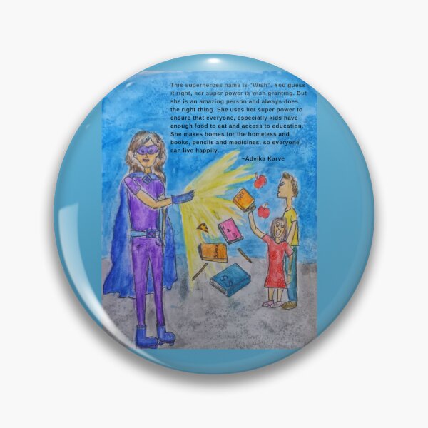Item preview, Advika Karve (Superhero "WISH") designed and sold by KanvasGifts.