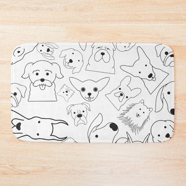 Item preview, dogs designed and sold by kitnikit.