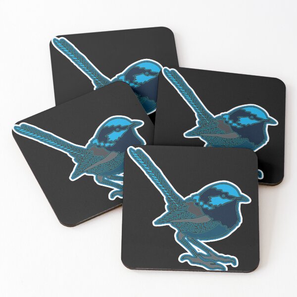 Item preview, Superb Fairy Wren - Aboriginal art designed and sold by Black-Arts.