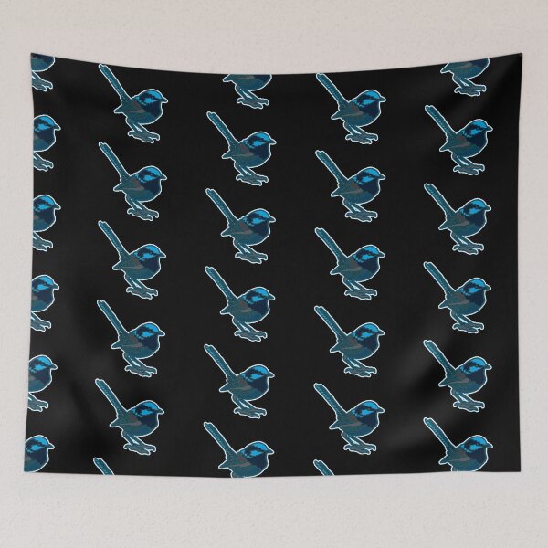 Item preview, Superb Fairy Wren - Aboriginal art designed and sold by Black-Arts.
