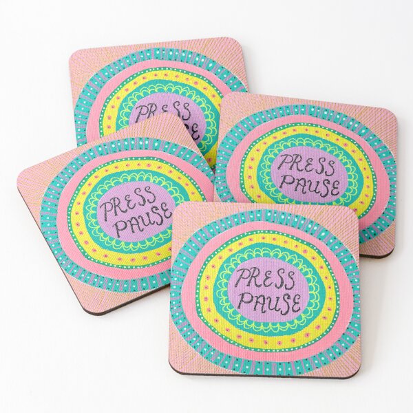 Item preview,  Press Pause Mandala designed and sold by MyCraftyNell.