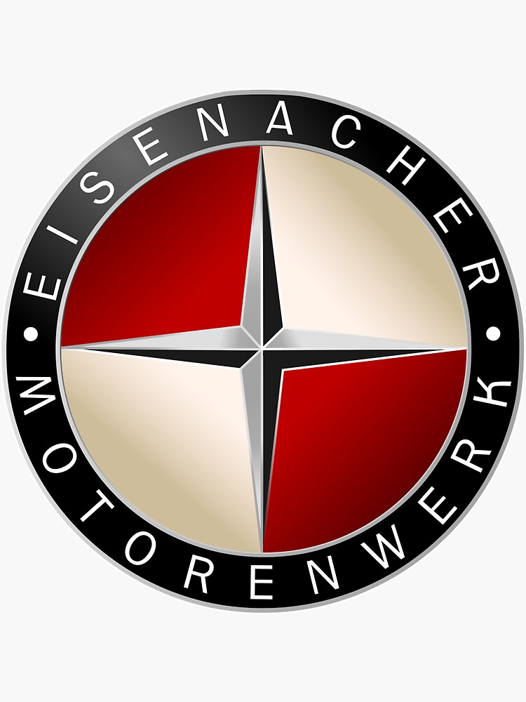 Classic Car Logos: Eisenacher Motorenwerk Sticker for Sale by