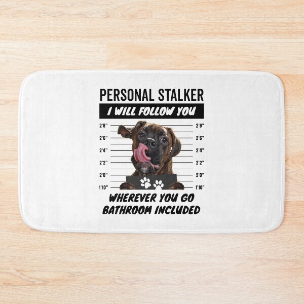 Item preview, Personal Stalker Dog – Full Brindle Boxer designed and sold by More Cute Dogs.