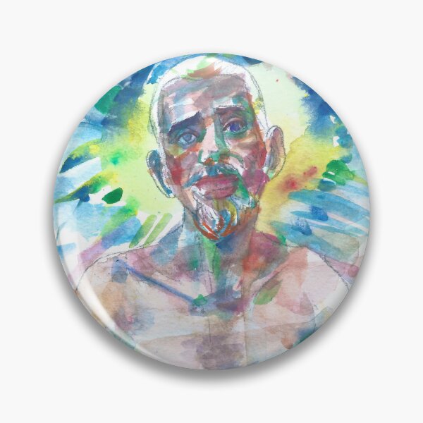 Item preview, RAMANA MAHARSHI - watercolor portrait .3 designed and sold by lautir.