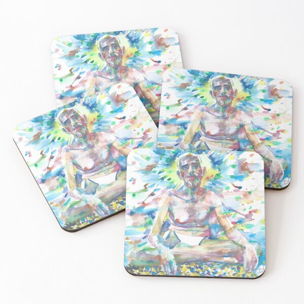 Item preview, RAMANA MAHARSHI - watercolor portrait .3 designed and sold by lautir.