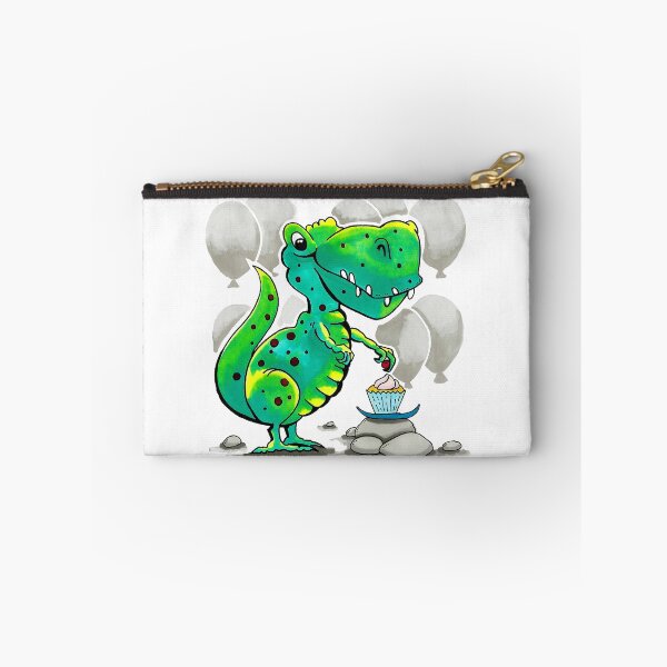 Item preview, Cute Dinosaur With Cake designed and sold by JulieSpriddle.