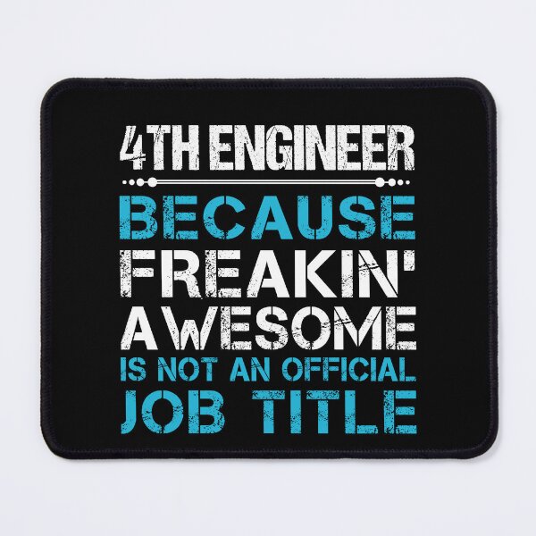 Item preview, 4Th Engineer T Shirt - Freaking Awesome Job Gift Item Tee designed and sold by oetate4774.