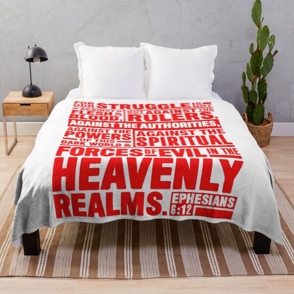 Item preview, Ephesians 6:12 Not Against Flesh and Blood designed and sold by plushism.